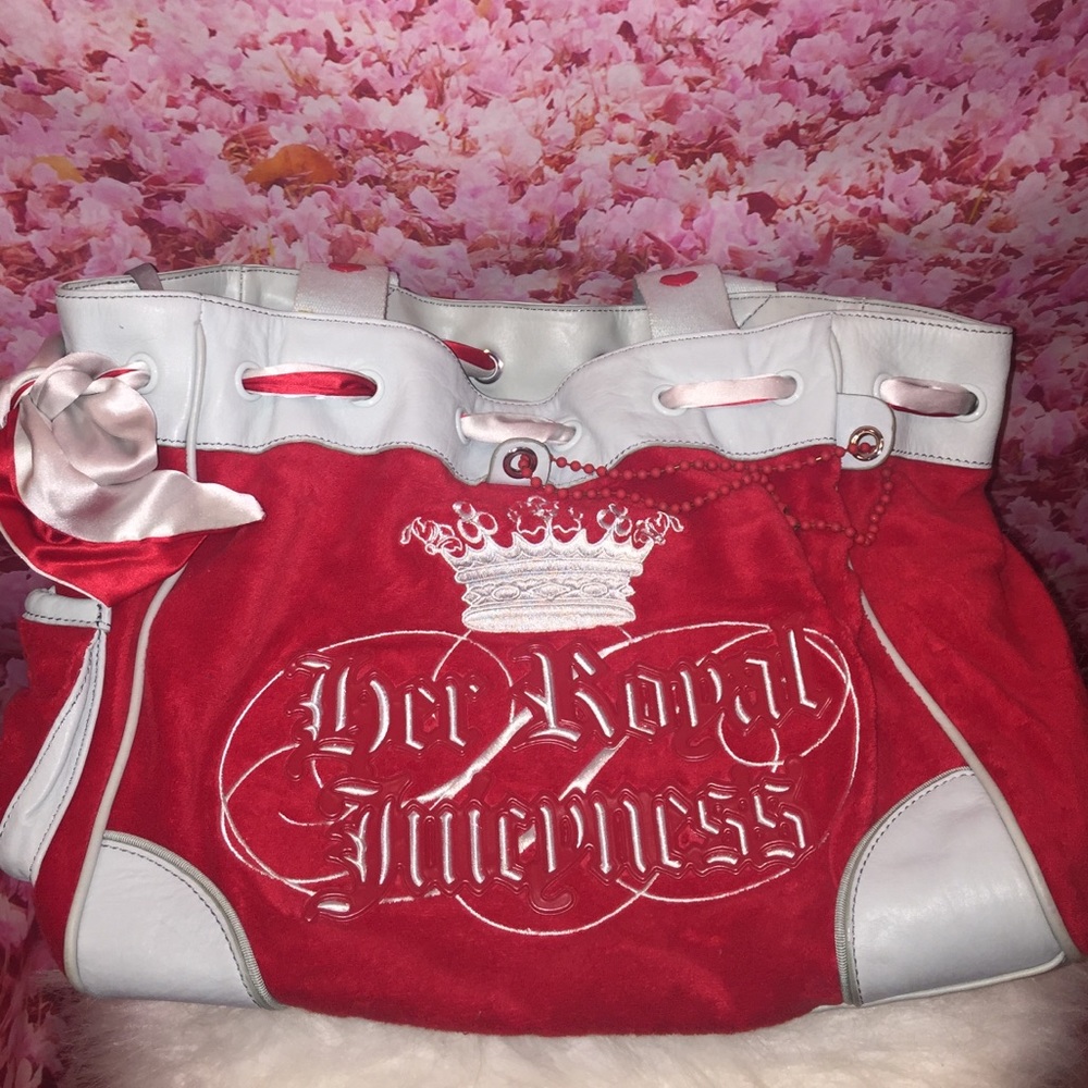 Juicy Couture: “Her Royal Juicyness” Velvet Purse